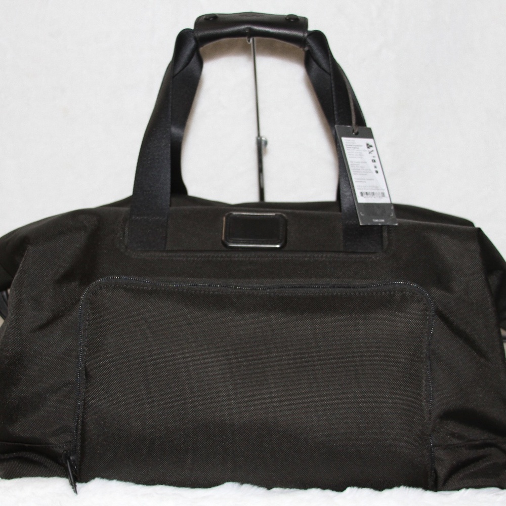 TUMI Alpha 3 Double Expansion Travel Satchel Duffel Bag NWT
